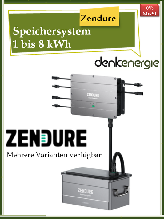Zendure Speichersystem (1 kWh bis 8 kWh)